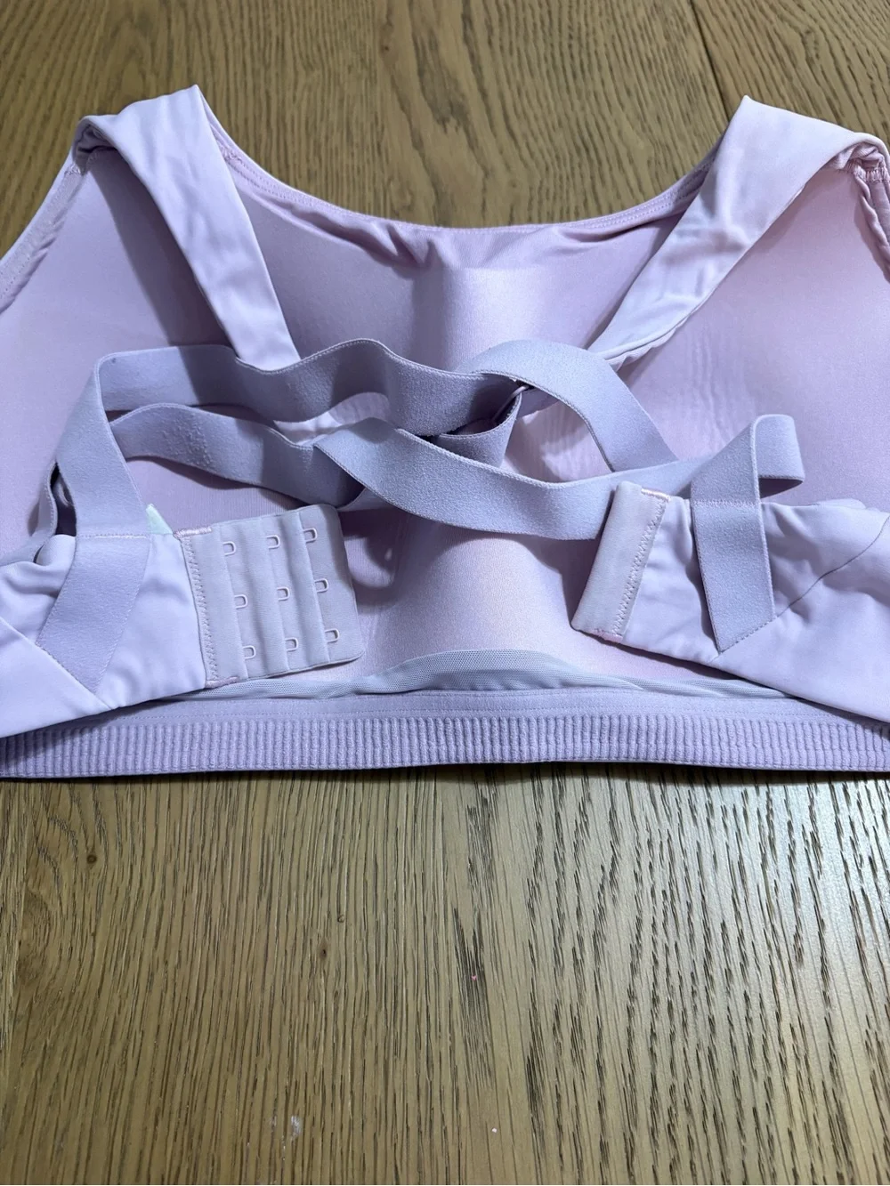 lululemon athletica Pale Pink Crisscross Medium-Impact Sports Bra